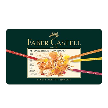 (036)Pencil FC Polychromos metal case 36 colours