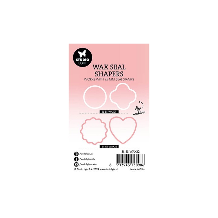 (SL-ES-WAX22)Studio Light Shapers Scallop & heart Essentials Tools nr.22