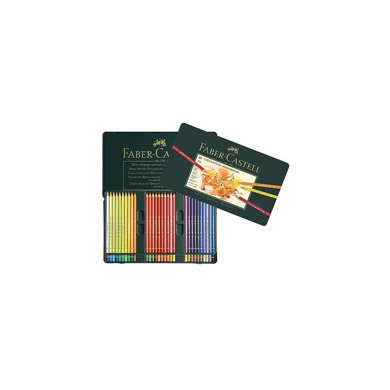 (060)Pencil FC Polychromos metal case 60 colours