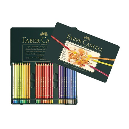 (060)Crayon FC Polychromos boîte métal 60 couleurs