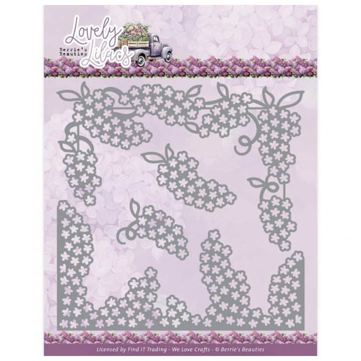 (BBD10014)Dies - Berries Beauties - Lovely Lilacs - Lovely Lilacs Borders
