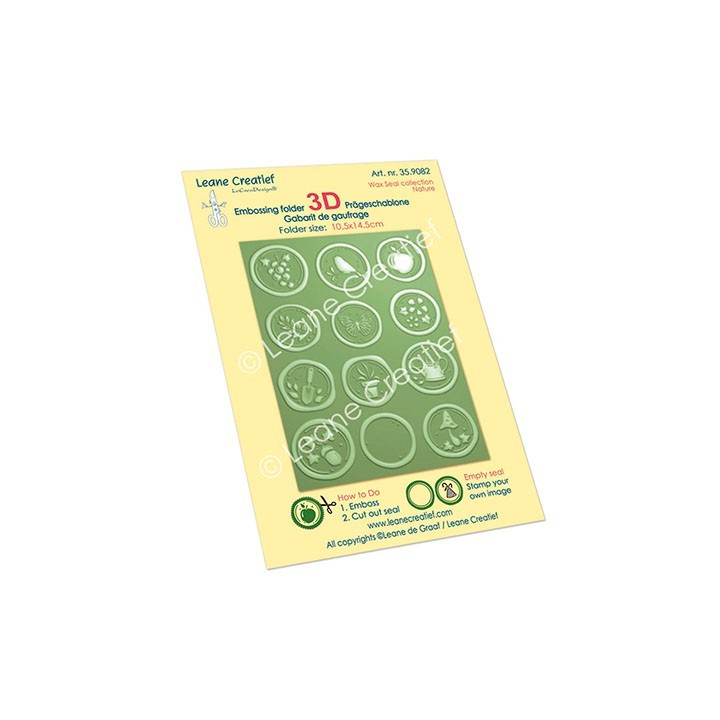 (35.9082)Border embossing Wax Seal Wax Seal collection Nature