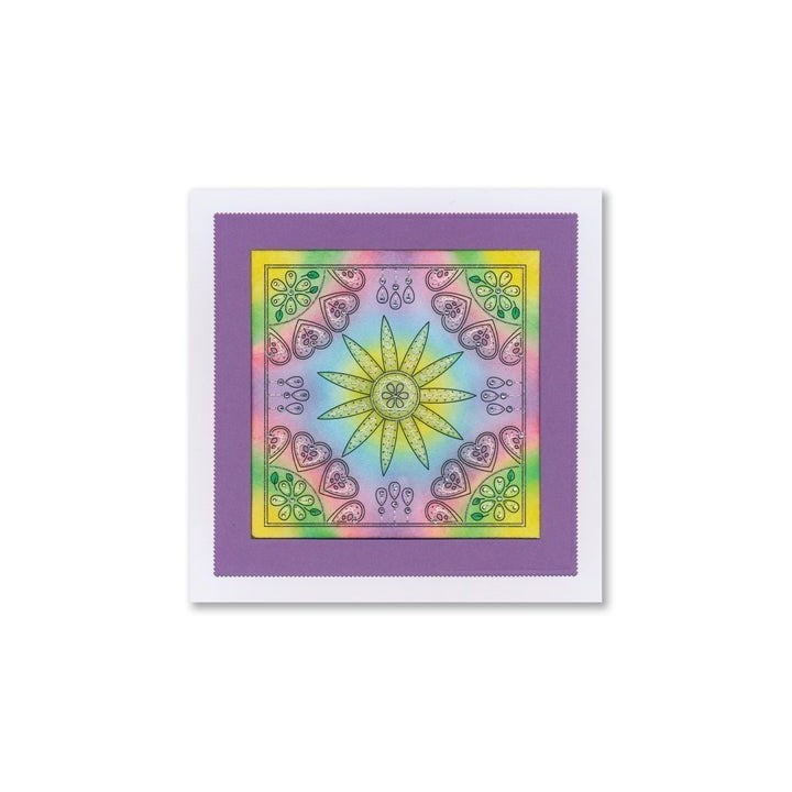 (ACC-CA-31633-XX)PAPER STITCH BY CLARITY - FLOWERS & HEARTS EMBROIDERY CARD PACK