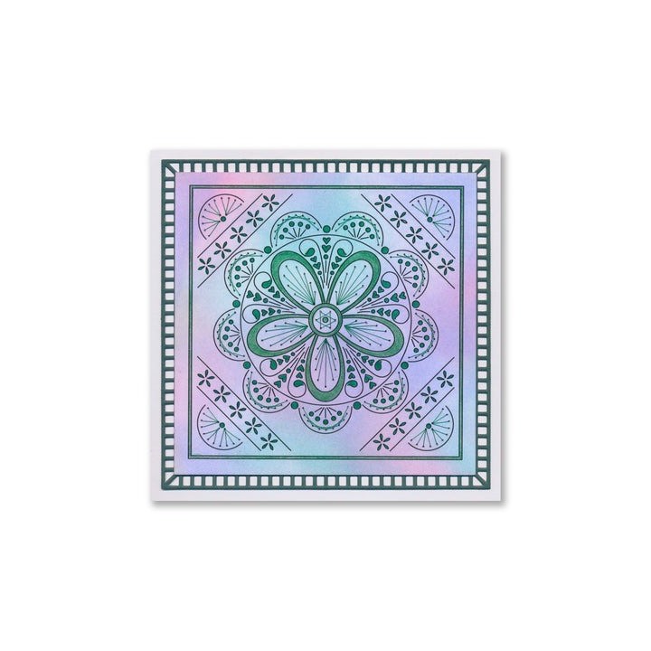 (ACC-CA-31634-XX)PAPER STITCH BY CLARITY - BUTTERCUPS & FANS EMBROIDERY CARD PACK