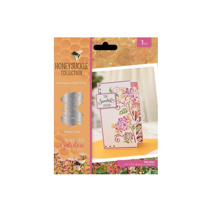 (NG-HS-MD-HOVI)Crafter's Companion Honeysuckle Metal Dies Honeysuckle Vine