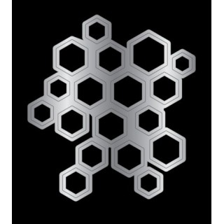 (NG-HS-MD-WFHO)Crafter's Companion Honeysuckle Metal Dies Wildflower Honeycomb