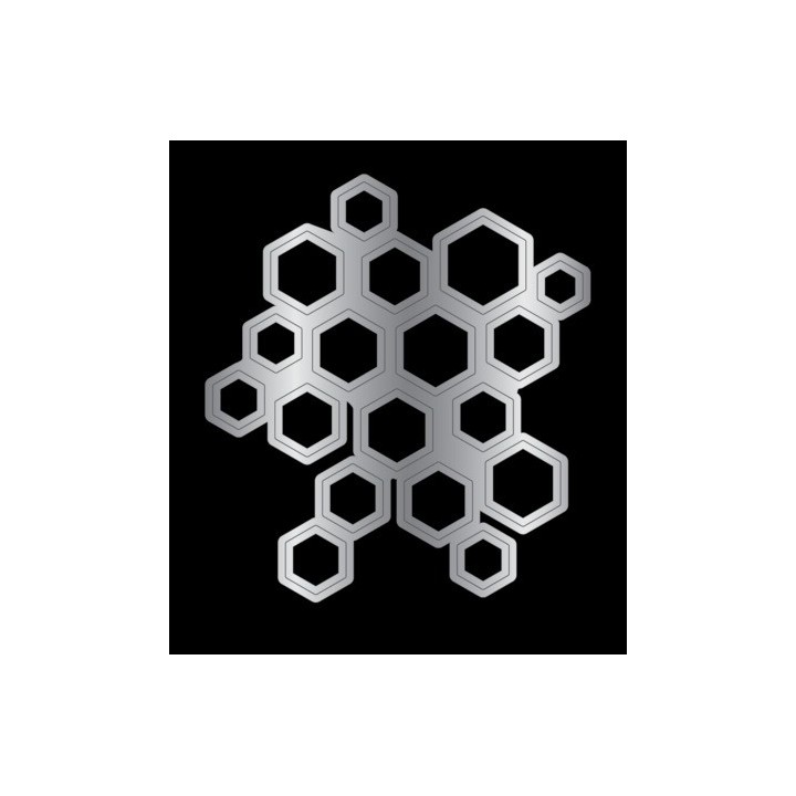 (NG-HS-MD-WFHO)Crafter's Companion Honeysuckle Metal Dies Wildflower Honeycomb