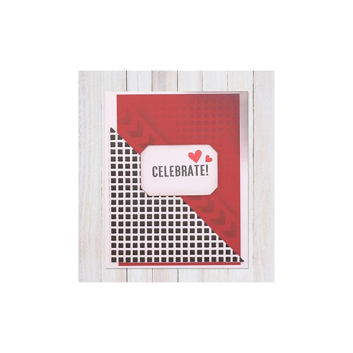 (EF3D087)Nellie's Choice Embossing  Blocks