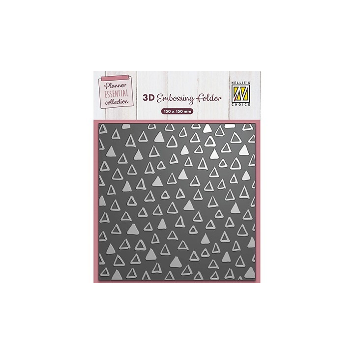 (EF3D088)Nellie's Choice Embossing Triangles
