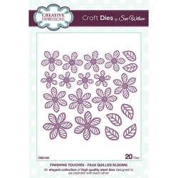 (CED1402)Craft Dies - Faux Quilled Blooms