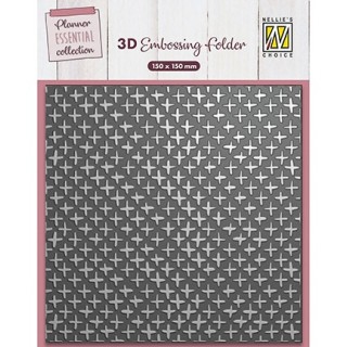 (EF3D089)Nellie's Choice Embossing Plus Signs