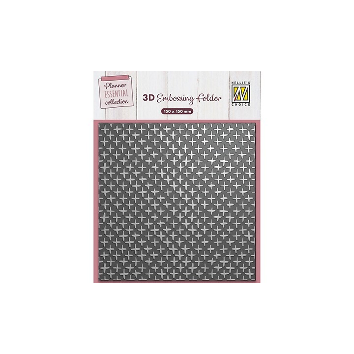 (EF3D089)Nellie's Choice Embossing Plus Signs