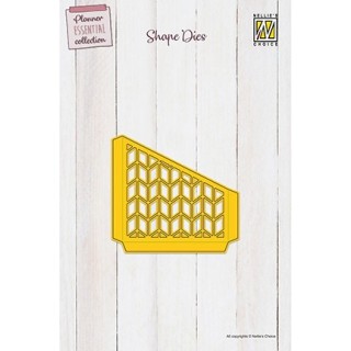 (SD312)Nellie's hape Dies Corner Pouch Chevron