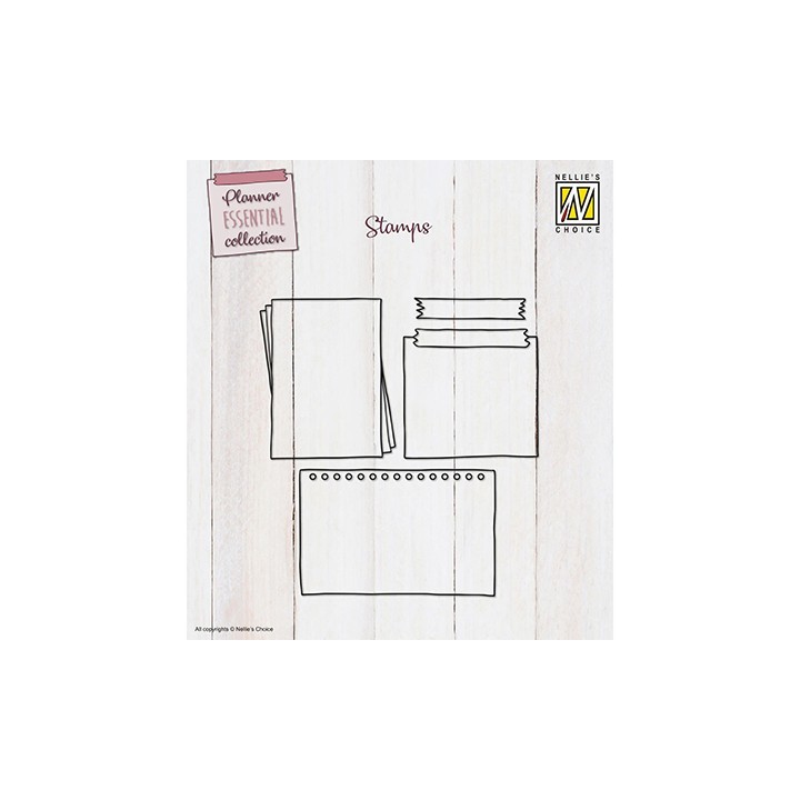 (NSCS010)Nellie`s Choice Clearstamp - Checklists