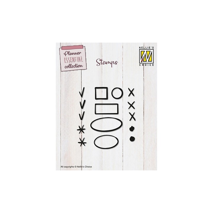 (NSCS012)Nellie`s Choice Clearstamp - Checkpoints 2