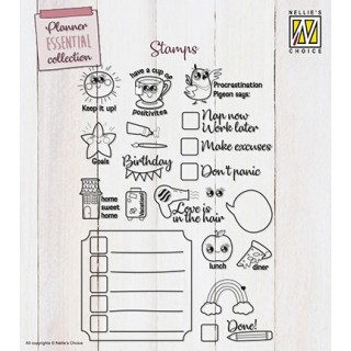 (NSCS015)Nellie`s Choice Clearstamp - To-do's & More