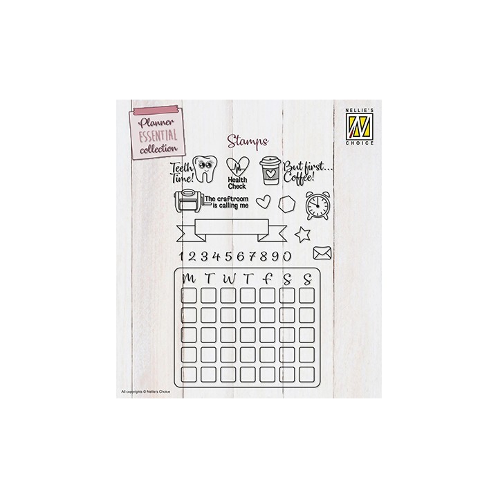(NSCS016)Nellie`s Choice Clearstamp - Plan It