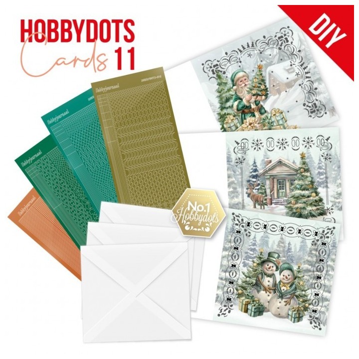 (DODOPP011)Hobbydots Cards 11 - Enchanting Christmas