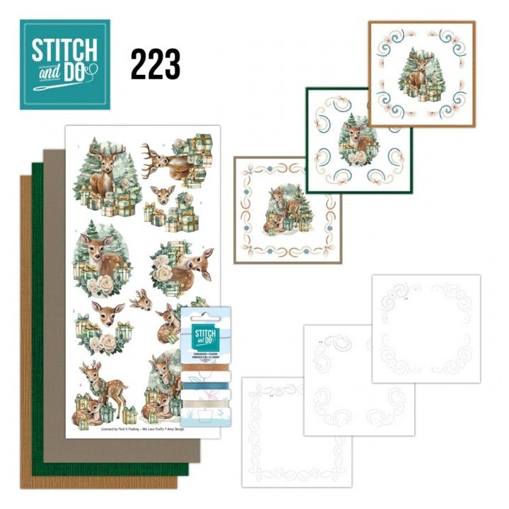 (STDO223)Stitch And Do 223 - Amy Design - Enchanting Christmas