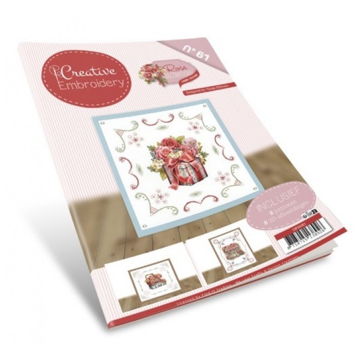(CB10061)Creative Embroidery 61 - Rose Decorations