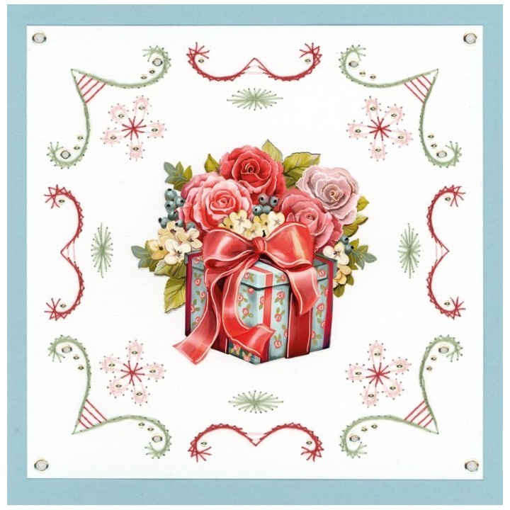 (CB10061)Creative Embroidery 61 - Rose Decorations