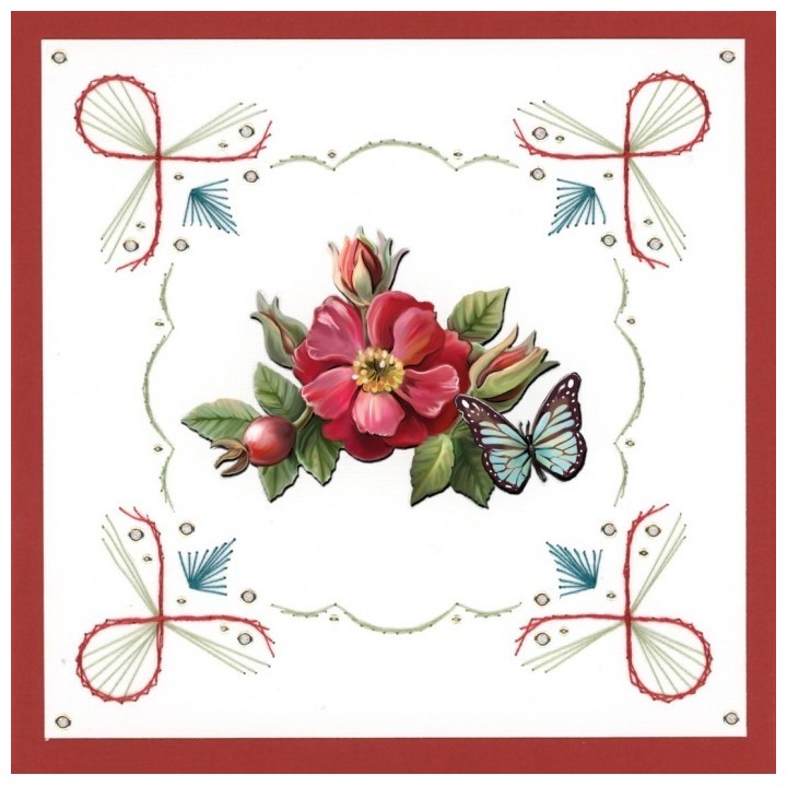 (CB10061)Creative Embroidery 61 - Rose Decorations