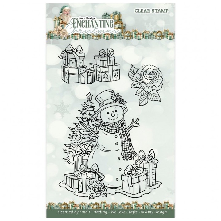 (ADCS10083)Clear Stamps - Amy Design - Enchanting Christmas - Snowman