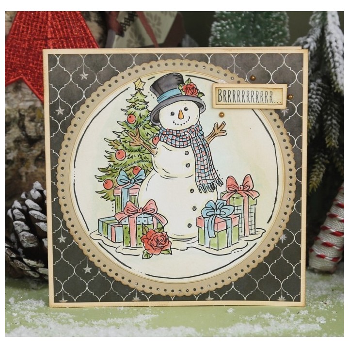 (ADCS10083)Clear Stamps - Amy Design - Enchanting Christmas - Snowman
