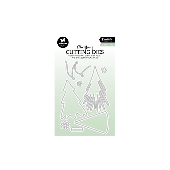 (SL-ES-CD844)Studio Light SL Cutting Die Christmas trees Essentials nr.844