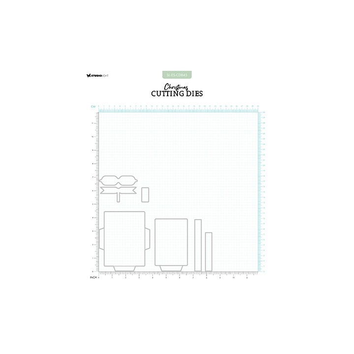 (SL-ES-CD845)Studio Light SL Cutting Die Pass holder gift Essentials nr.845