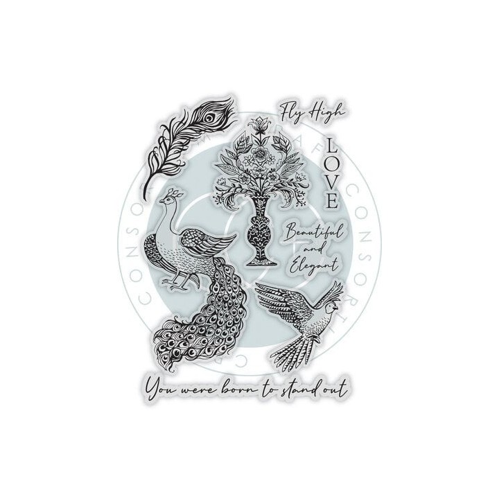 (CCDSTMP003)Craft Consortium Palace Garden Clear Stamps Fly