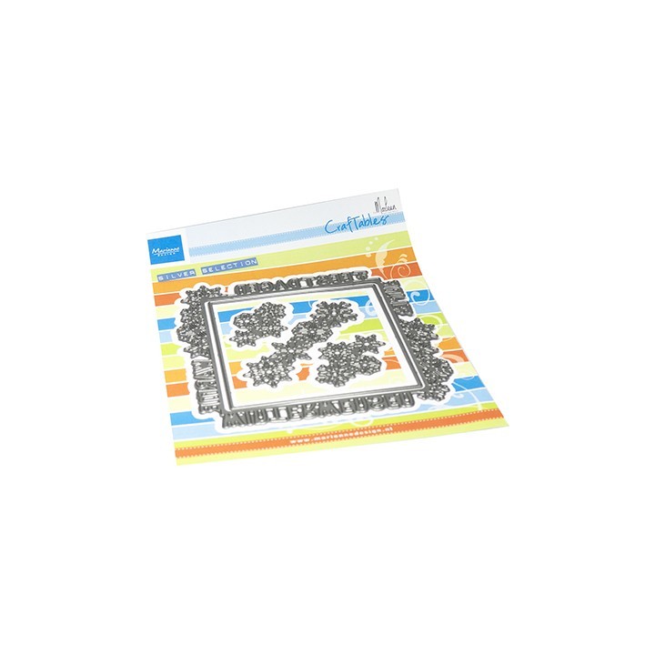 (CR1660)Craftables Fijne Feestdagen vierkant