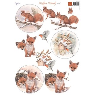 (MB0218)3D Mattie's Mooiste - 3D Squirrel