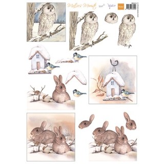 (MB0219)3D Mattie's Mooiste - 3D Snow owl