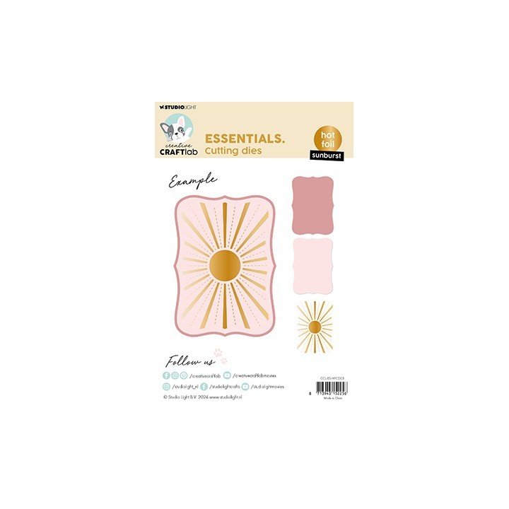 (CCL-ES-HFCD03)Studio Light Hot Foil Cutting Die Sunburst Essentials nr.3