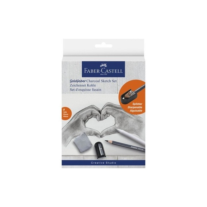 (114006)Faber Castell Goldfaber Charcoal Sketch Set