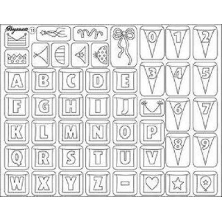 Pergamano Tampons Clear guirlande (41911)