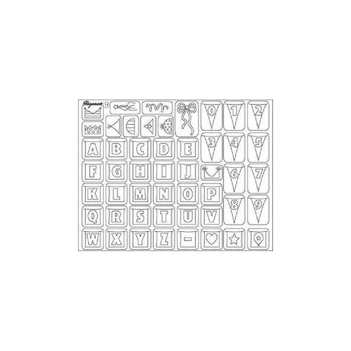 Pergamano Tampons Clear guirlande (41911)