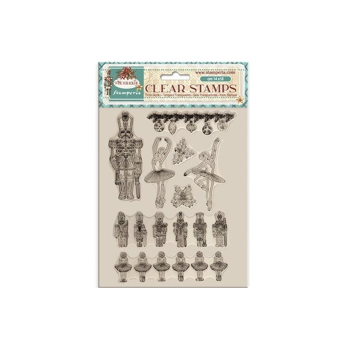 (WTK199)Stamperia The Nutcracker Clear Stamps Ballet and Soldiers