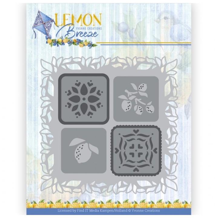 (YCD10356)Dies - Yvonne Creations - Lemon Breeze - Lemon Frame