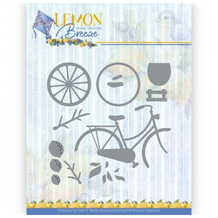 (YCD10358)Dies - Yvonne Creations - Lemon Breeze - Lemon Bike