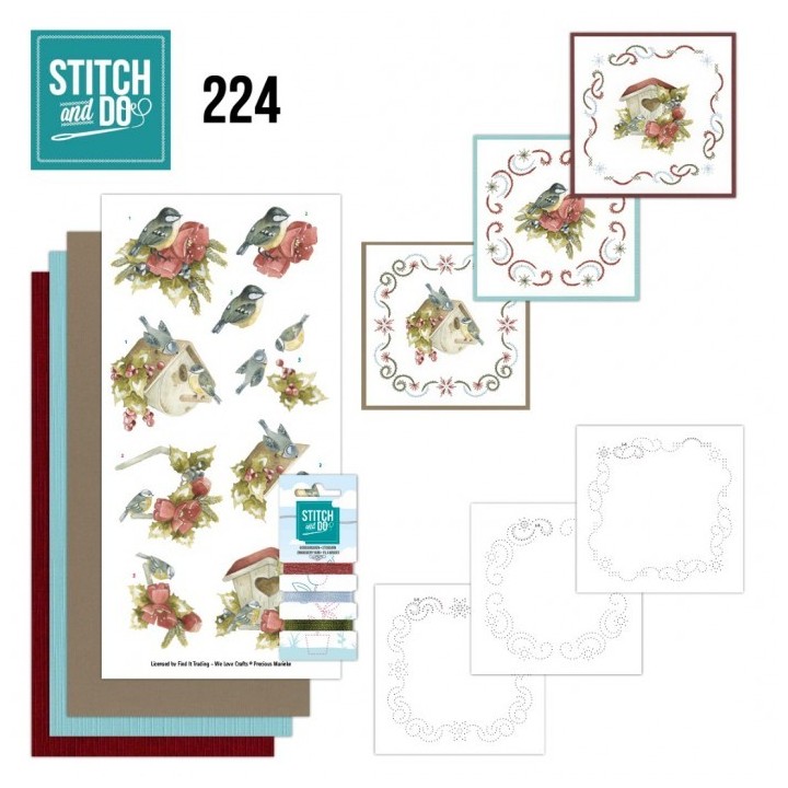 (STDO224)Stitch And Do 224 - Precious Marieke - Ruby Christmas