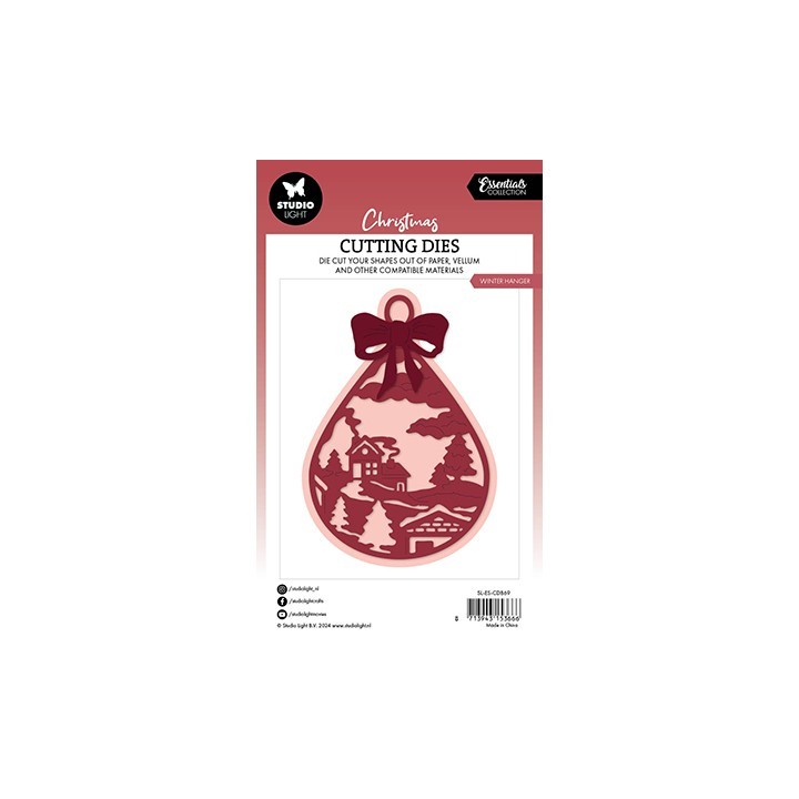 (SL-ES-CD869)Studio Light SL Cutting Die Winter hanger Essentials nr.869