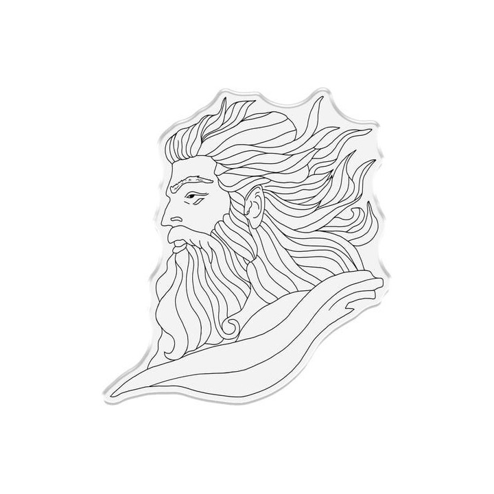 (ML-STD-STG)Crafter's Companion Myths & Legends Stamp & Die Sky & Thunder God