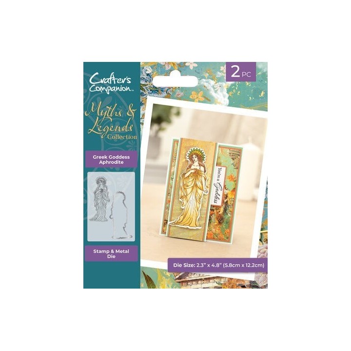 (ML-STD-GGA)Crafter's Companion Myths & Legends Stamp & Die Greek Goddess Aphrodite