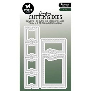 (SL-ES-CD867)Studio Light SL Cutting Die Christmas Ticket Essentials nr.867