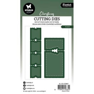 (SL-ES-CD867)Studio Light SL Cutting Die Christmas Ticket Essentials nr.867