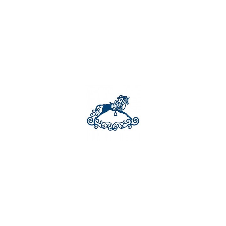 (ACD219)Tattered Lace Rocking Horse