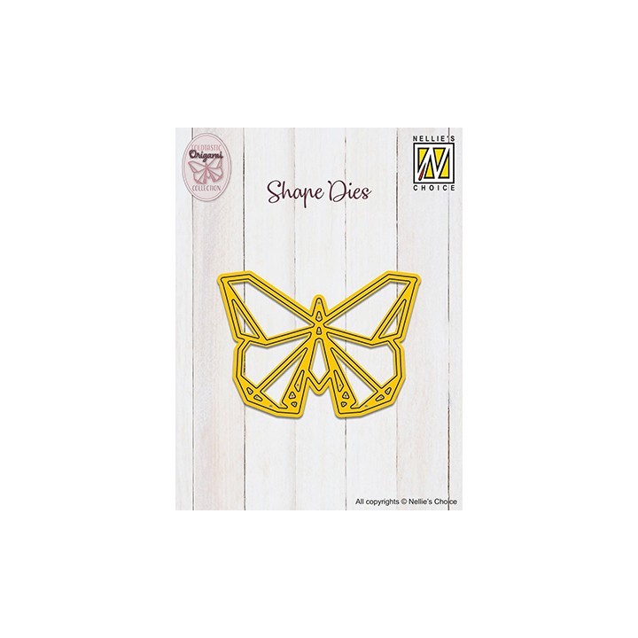 (SD323)Nellie's Shape Dies Origami Butterfly