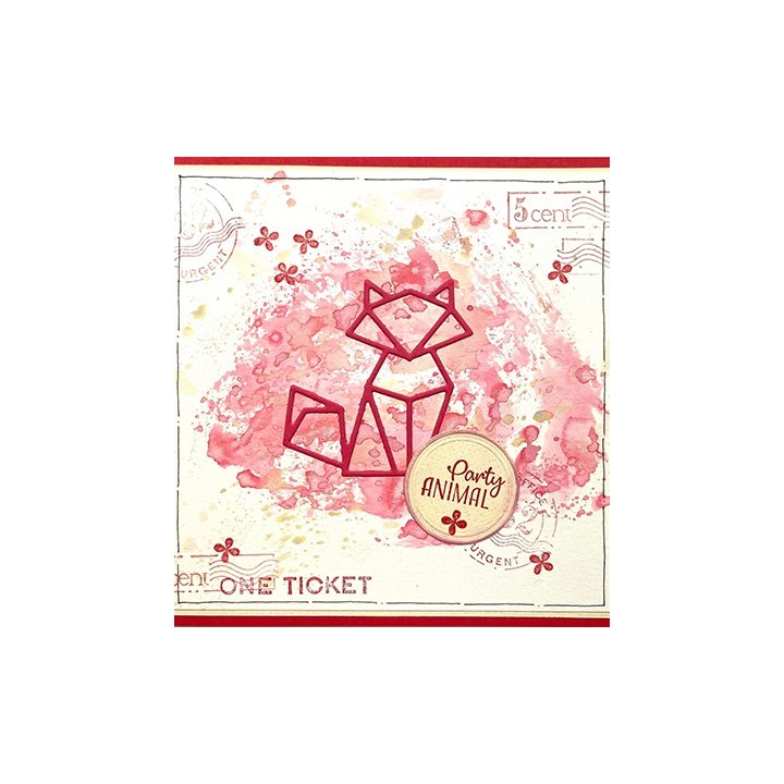 (SD324)Nellie's Shape Dies Origami Fox